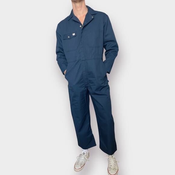90s Big Bill Navy Coveralls - Picture 4 of 6